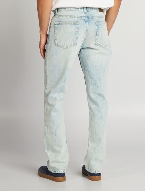 Jean Homme Délavé Faded Glory - Taille 46x32 - Coupe Relaxed En Denim Foncé