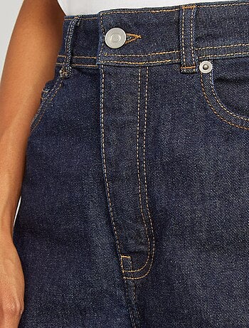Jean droit à taille haute - Fabriqué en France