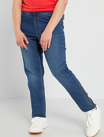 Jean droit à taille haute - facile à enfiler - Kiabi