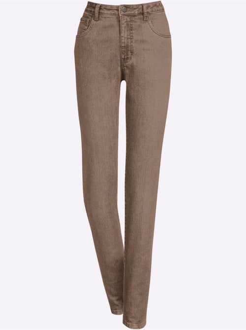 Jean droit avec ceinture à passants et poches 5 pour un style décontracté - Taille standard - Witt - Kiabi Jean droit avec ceinture à passants et poches 5 pour un style décontracté - Taille standard - Witt - Kiabi