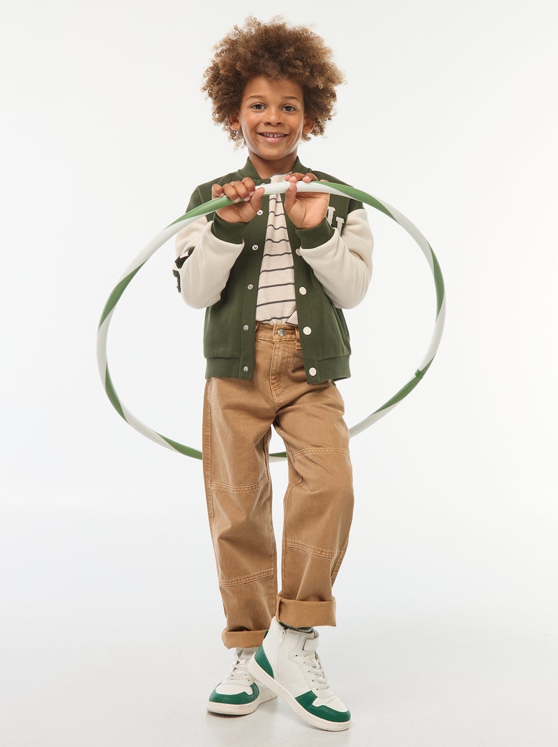 Jean droit Beige - Kiabi