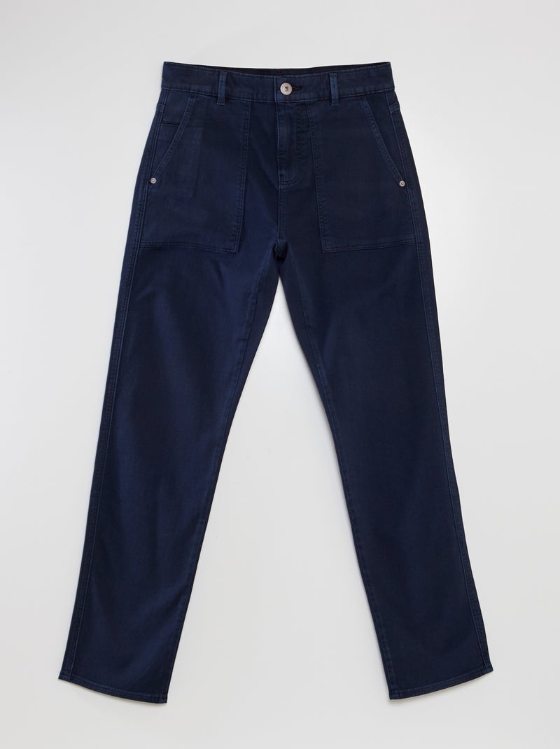 Jean droit Bleu marine - Kiabi