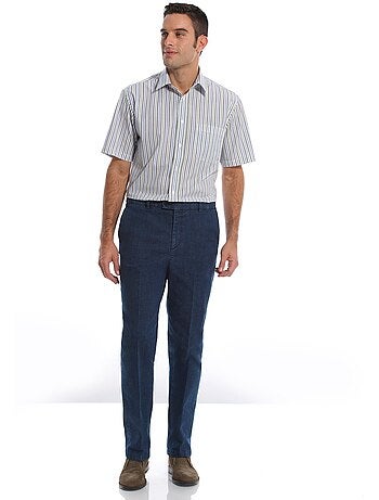 Jean droit ceinture élastiquée réglable - DAXON