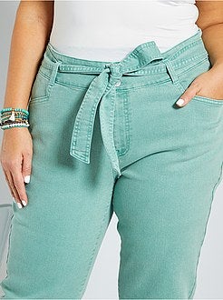 Jean droit coloré - Kiabi