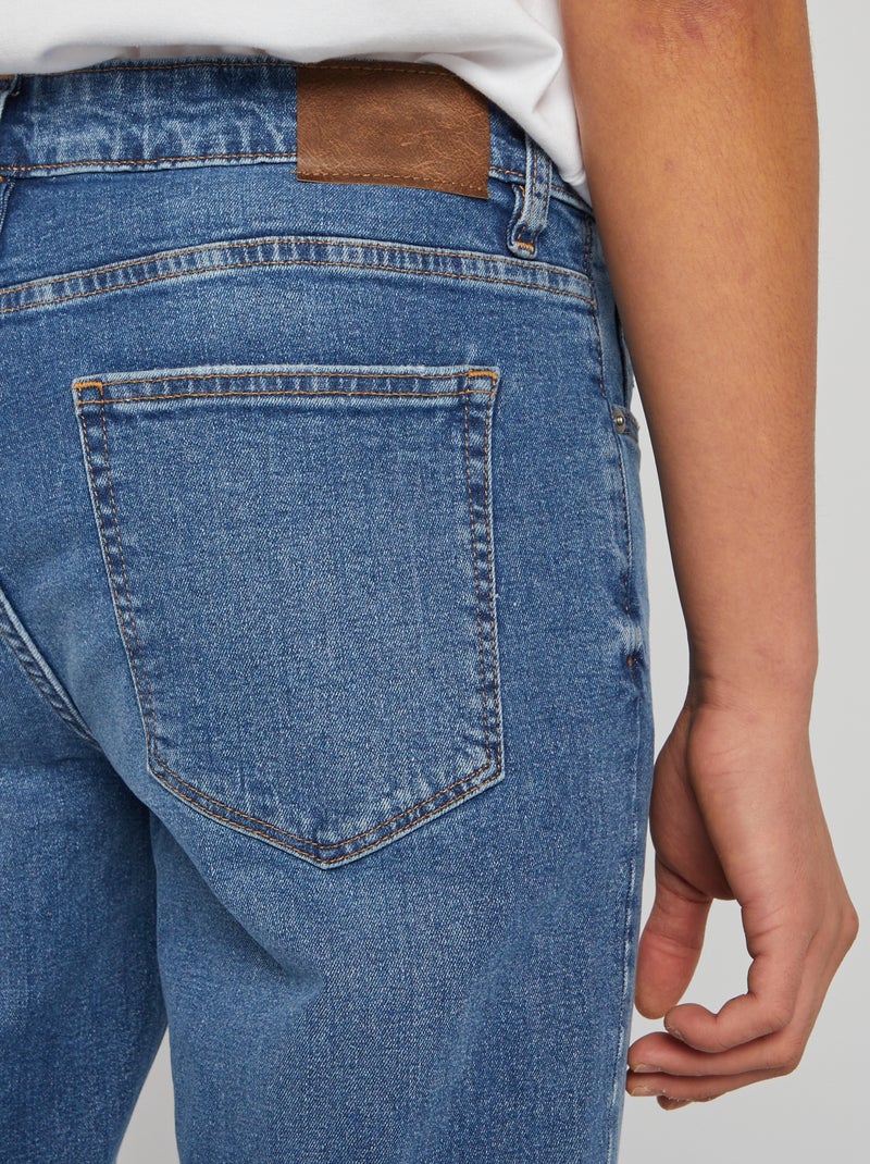 Jean droit Double stone - Kiabi