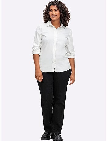 Jean droit effet affinant - taille standard - sheego