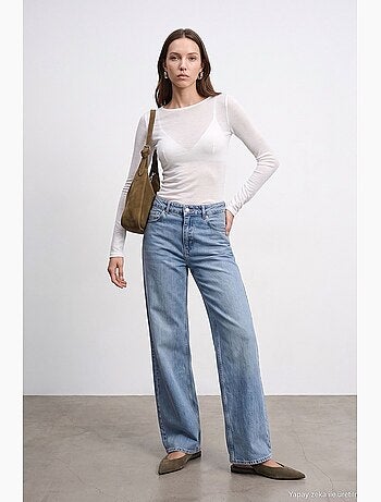 Jean droit femme dilvin