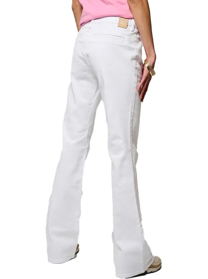 Jean Droit Femme Kaporal Blanc - Kiabi