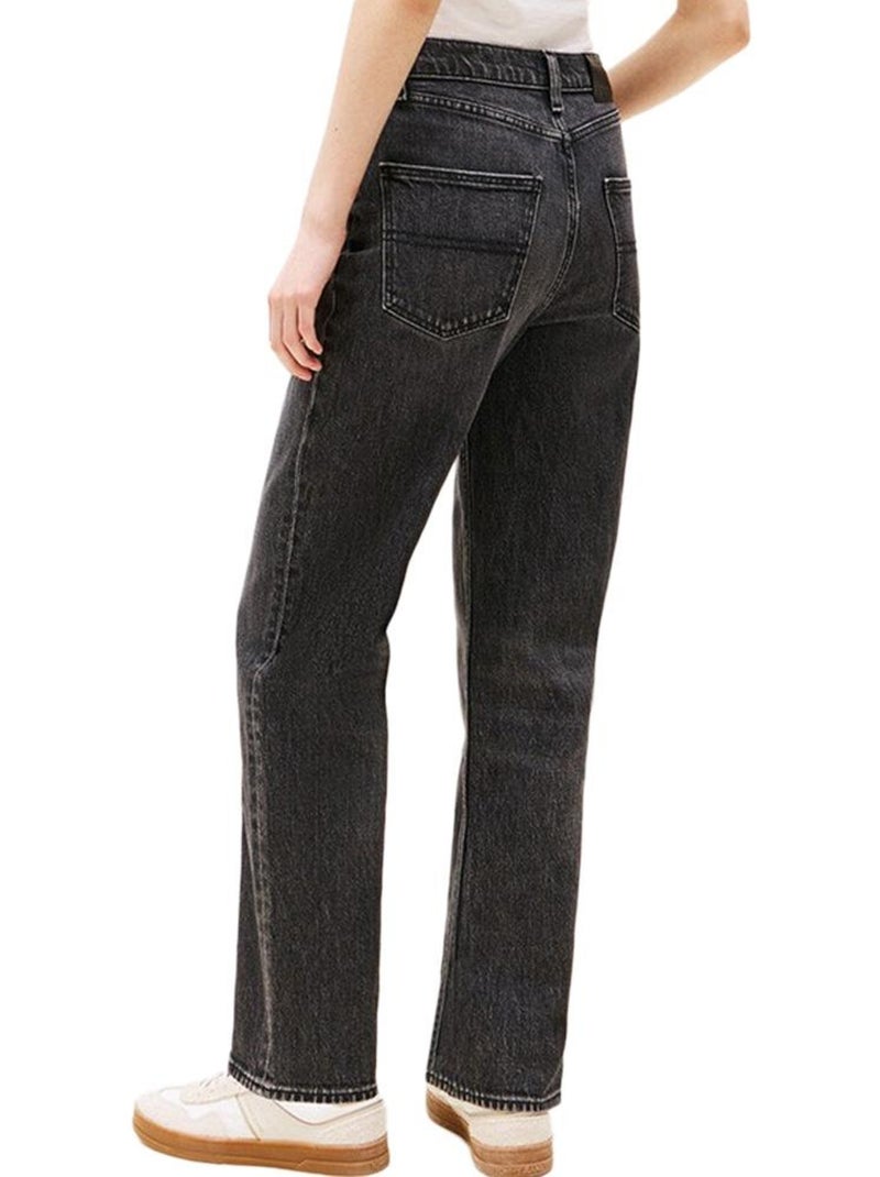 Jean Droit Femme Tommy Hilfiger - W29-L30 Gris Argenté - Kiabi