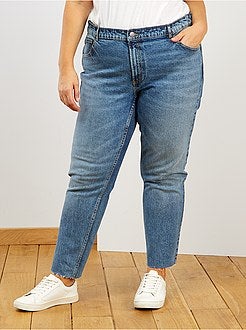 Jean droit finition à cru - Kiabi