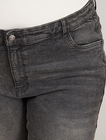 Jean droit finition à cru - Kiabi