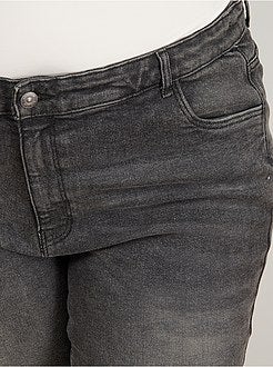 Jean droit finition à cru - Kiabi