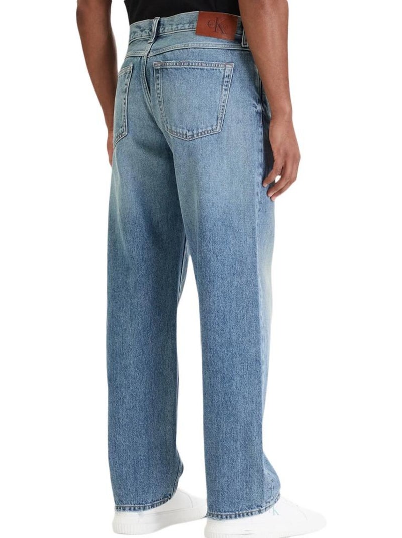 Jean Droit Homme Calvin Klein Jeans Bleu - Kiabi