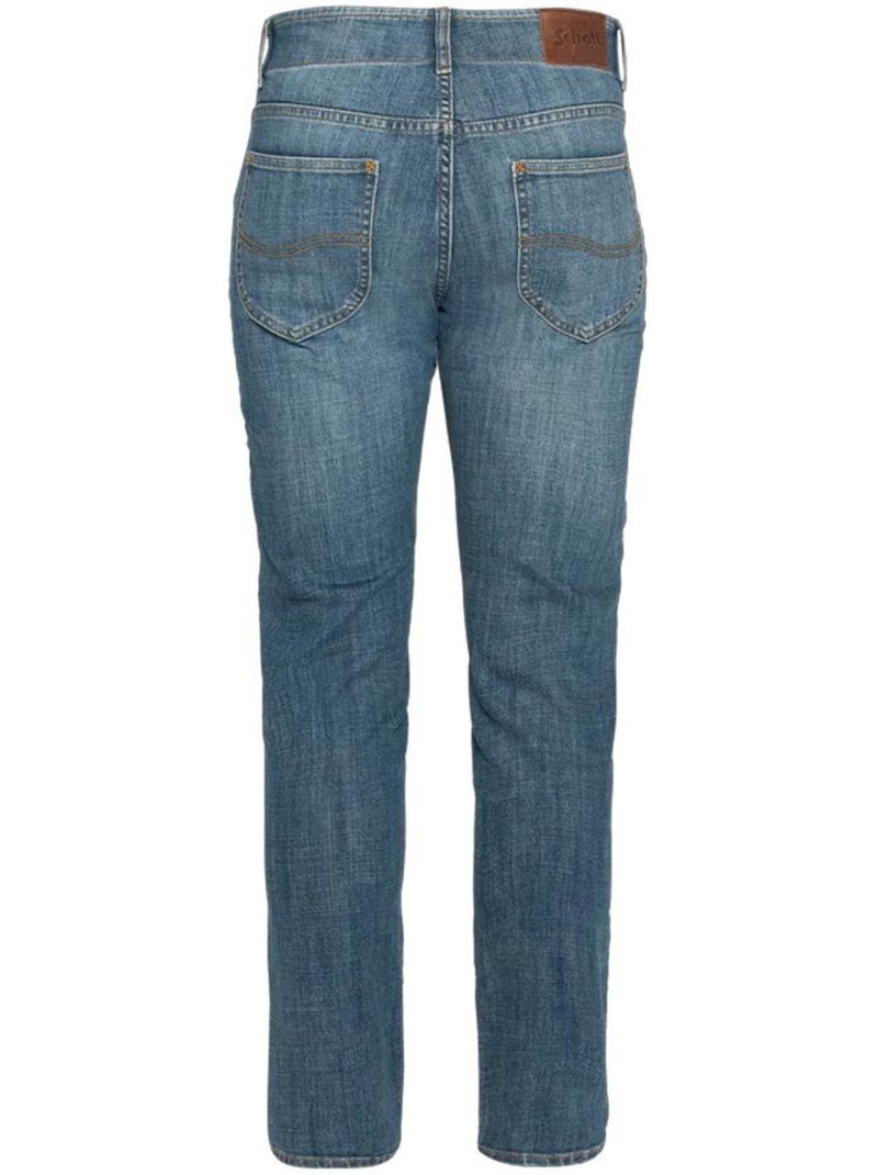 Jean Droit Homme Schott Bleu denim - Kiabi