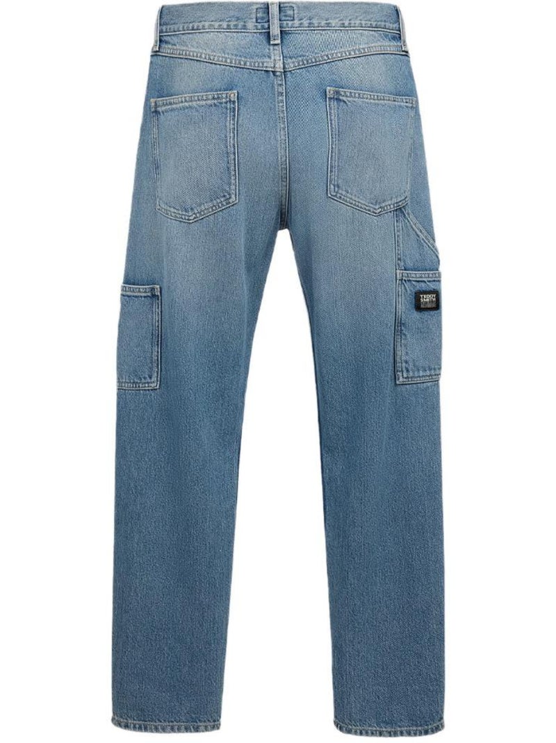 Jean droit homme teddy smith Bleu - Kiabi