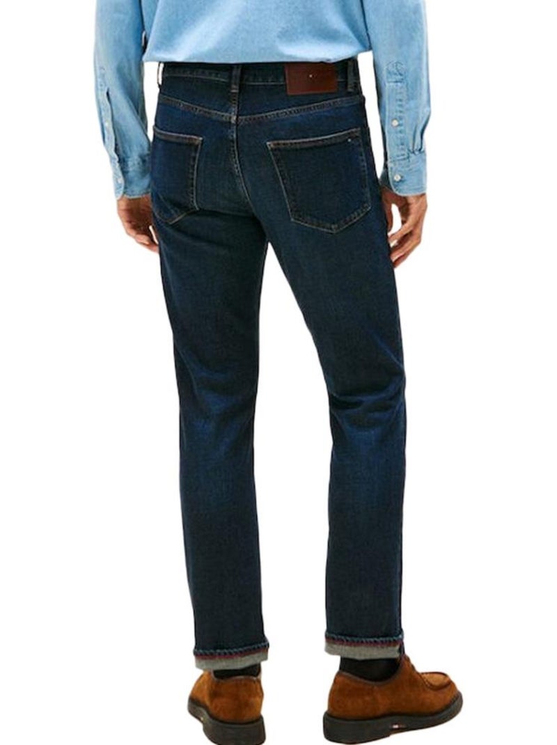 Jean droit homme tommy hilfiger Bleu marine - Kiabi