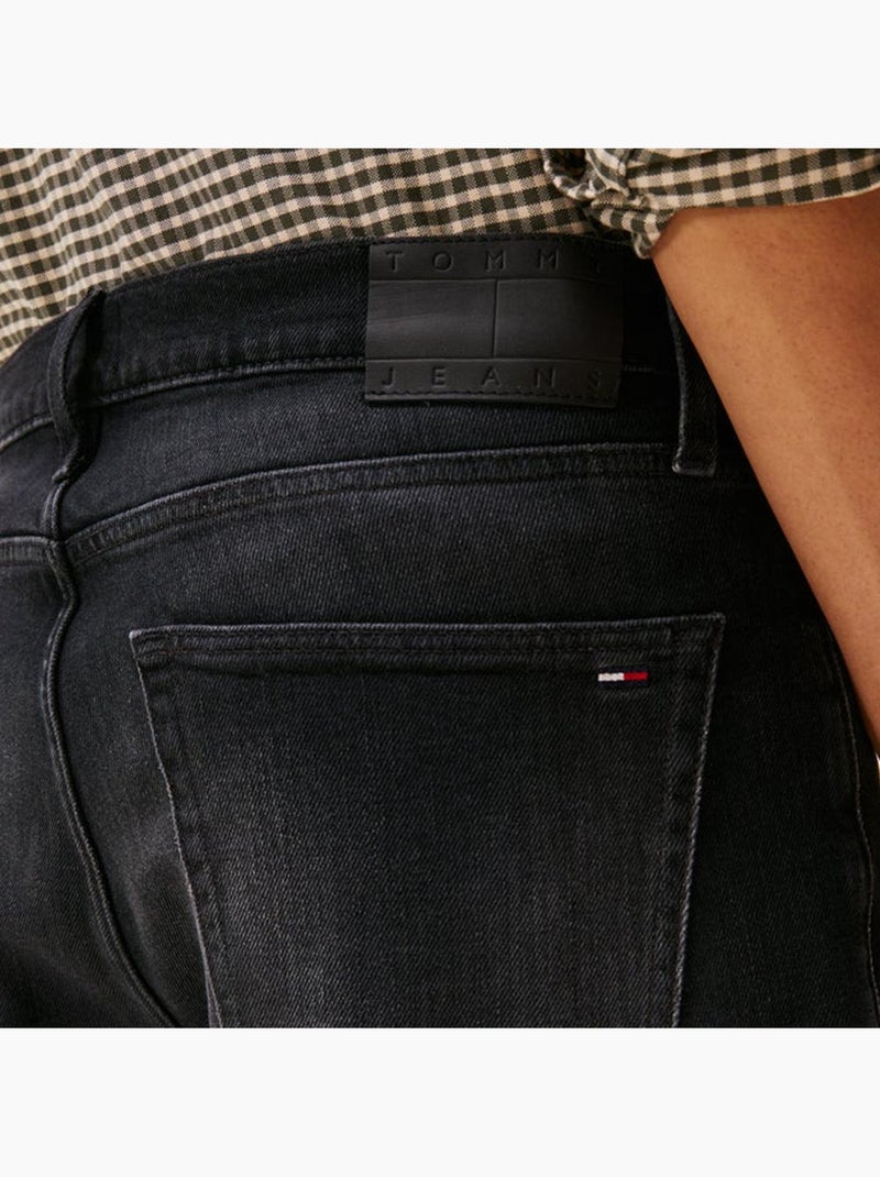 Jean Droit Homme Tommy Hilfiger Noir - Kiabi