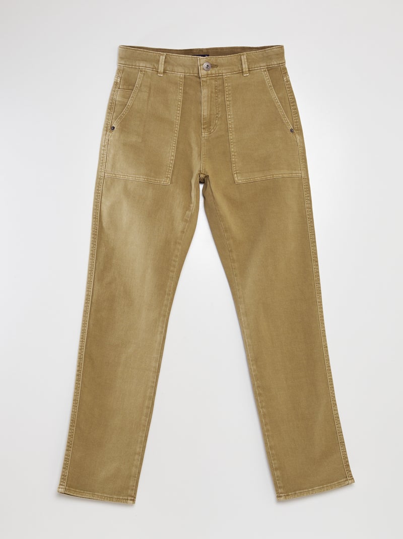 Jean Droit Sandro Marron Taille W30 (40fr) - 100% Coton - Occasion Très Bon état