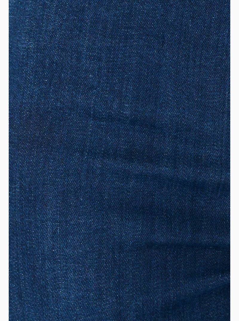 Jean droit Perfect Fit by Damart - Damart Bleu foncé - Kiabi