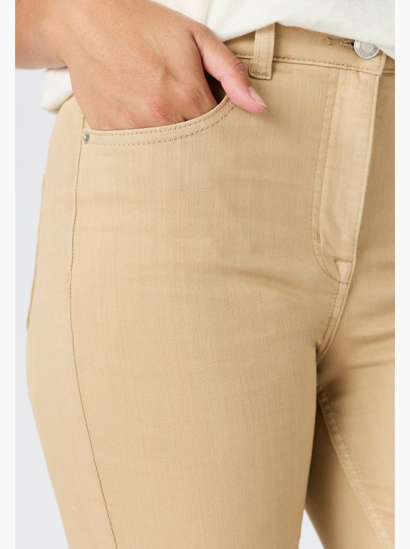 Jean droit Perfect Fit by Damart - Damart Marron - Kiabi