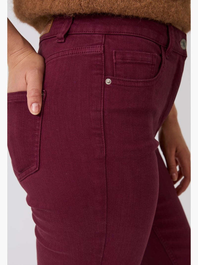 Jean droit Perfect Fit by Damart - Damart Rouge - Kiabi