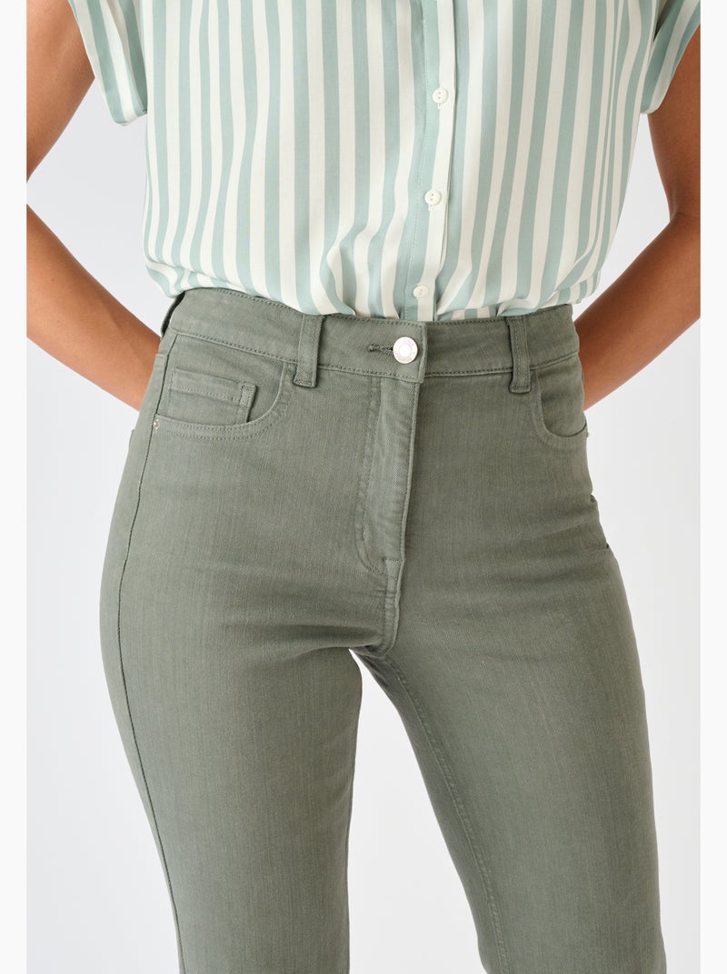 Jean droit Perfect Fit by Damart - Damart Vert - Kiabi