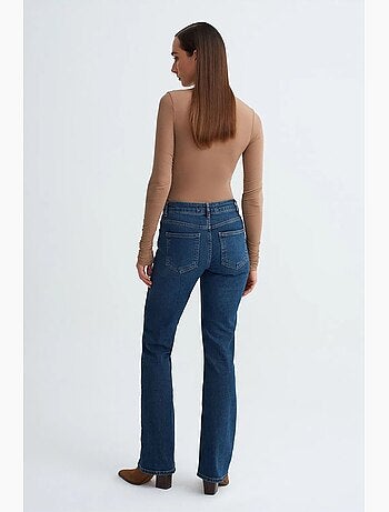 Jean droit taille basse dilvin