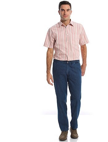 Jean droit taille élastiquée - DAXON