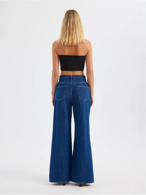 Jean droit taille haute - Kiabi Jean droit taille haute - Kiabi