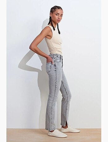 Jean droit taille haute dilvin