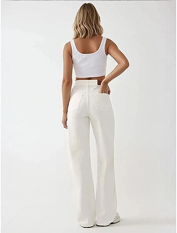 Jean droit taille haute hiccup