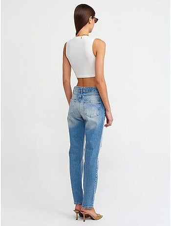 Jean droit taille mi-haute dilvin