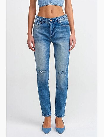 Jean droit taille mi-haute dilvin