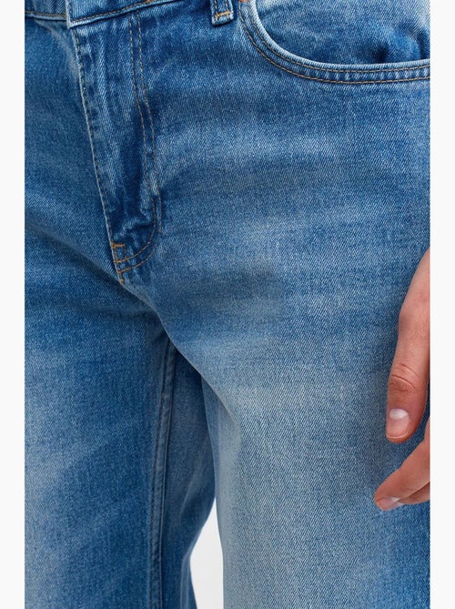 Jean droit taille mi-haute dilvin - Kiabi