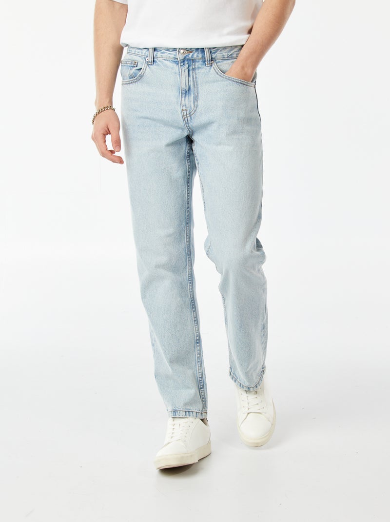 Jean droit Triple stone - Kiabi