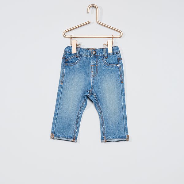 Jean Eco Concu Bebe Garcon Bleu Clair Kiabi 7 00