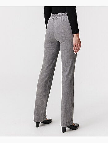 Jean effet ventre plat extensible - damart