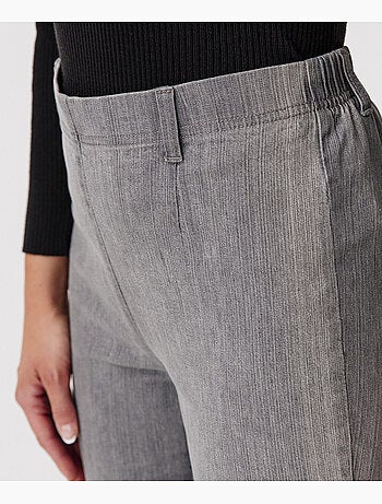 Jean effet ventre plat extensible - damart