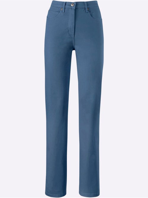 Jean élancé en denim avec broderie sur poches arrière - Taille standard - Witt - Kiabi Jean élancé en denim avec broderie sur poches arrière - Taille standard - Witt - Kiabi