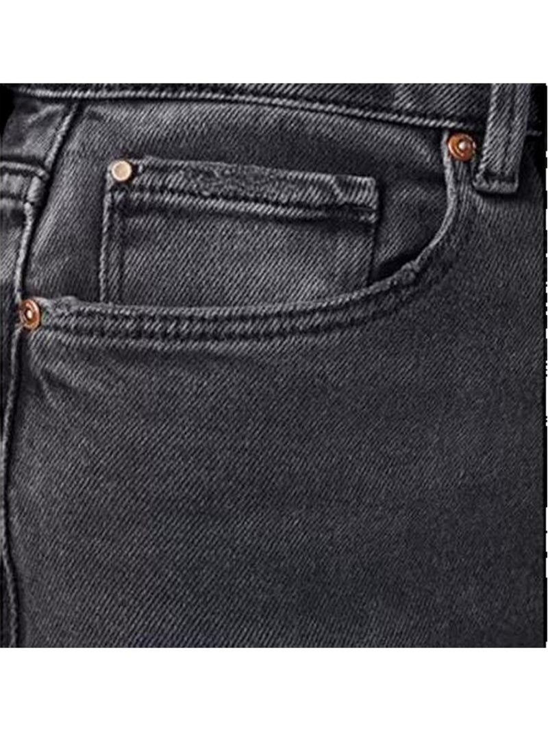 Jean Emily Stretch High-Waist 99% coton 1% élasthanne Only Gris foncé - Kiabi