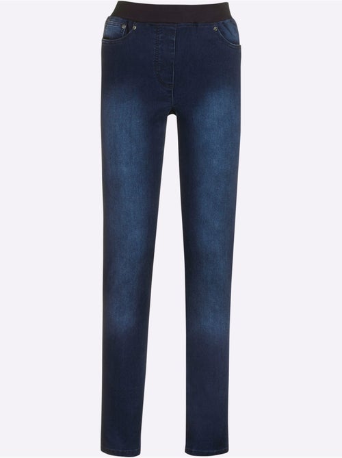 Jean en coton à taille confortable et poches pratiques - Taille extra courte - Witt - Kiabi Jean en coton à taille confortable et poches pratiques - Taille extra courte - Witt - Kiabi