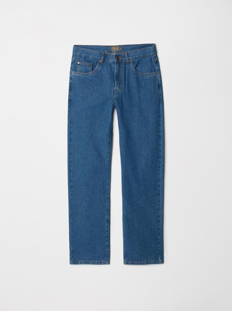 Jean en coton Bleu - Kiabi