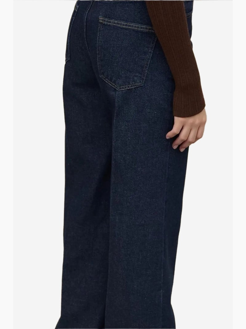 Jean en denim à jambe large hiccup Bleu gris - Kiabi