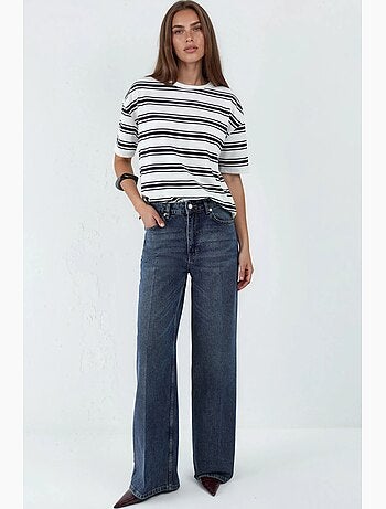 Jean en denim à jambe large hiccup