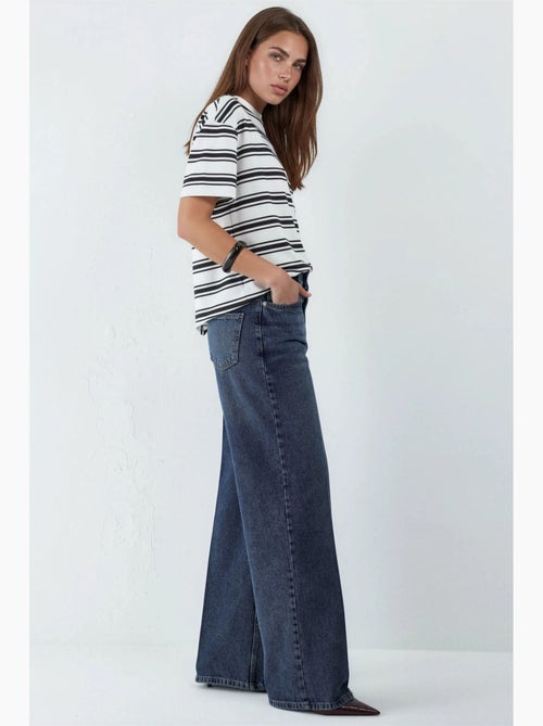 Jean en denim à jambe large hiccup - Kiabi