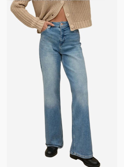 Jean en denim à jambe large hiccup - Kiabi