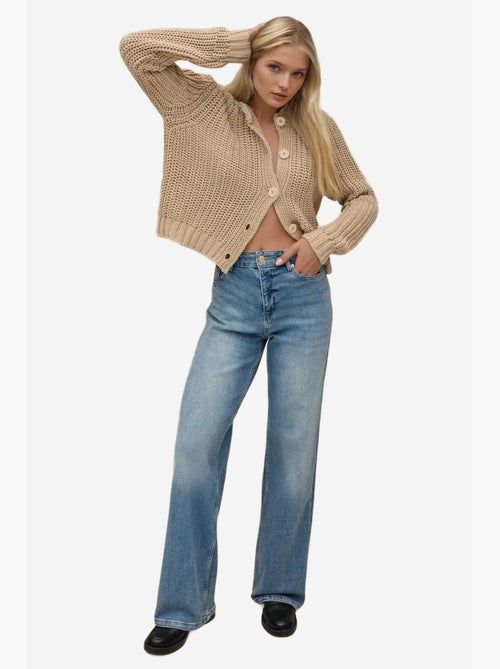 Jean en denim à jambe large hiccup - Kiabi