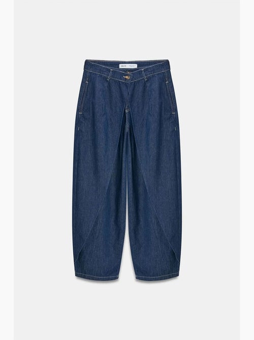 Jean en denim à taille haute et jambe large dilvin - Kiabi Jean en denim à taille haute et jambe large dilvin - Kiabi