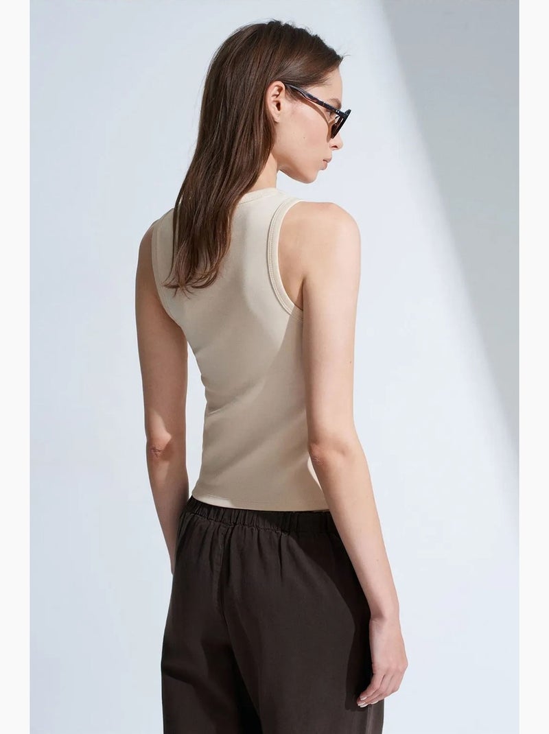 Jean en denim à taille mi-haute et jambe large dilvin Gris Noir - Kiabi