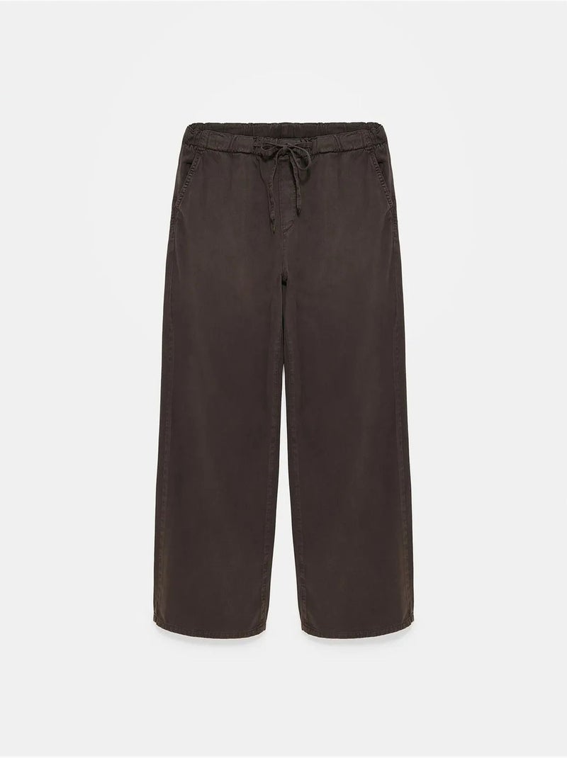 Jean En Denim À Taille Mi-haute Et Jambe Large gris anthracite - Kiabi
